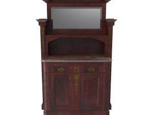 antique cabinet c 3D Модель