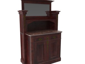 antique cabinet c 3D Model