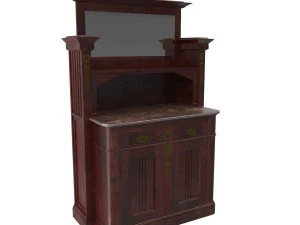 antique cabinet c 3D Model