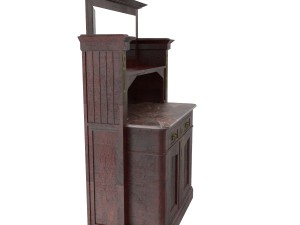 antique cabinet c 3D Model