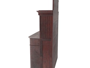 antique cabinet c 3D Model