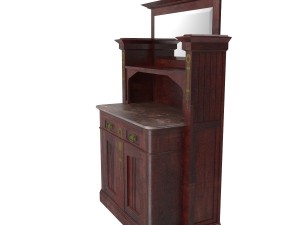 antique cabinet c 3D Model