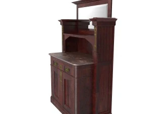 antique cabinet c 3D Model