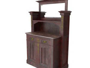 antique cabinet c 3D Model