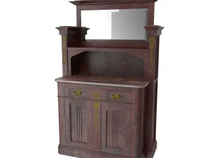 antique cabinet c 3D Model