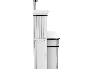 antique cabinet c 3D Model
