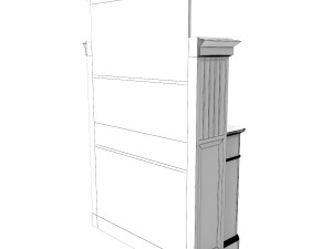 antique cabinet c 3D Model
