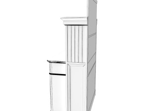 antique cabinet c 3D Model