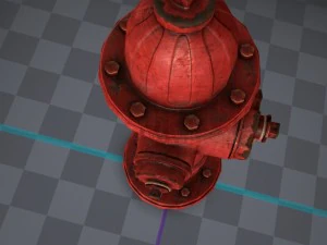 aset game 3d hidran kebakaran Model 3D