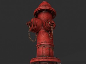 fire hydrant 3d-game asset 3D Model