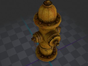 fire hydrant 3d-game asset 3D Model