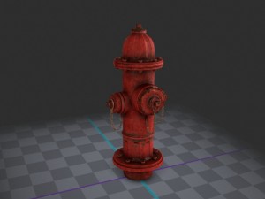 fire hydrant 3d-game asset 3D Model