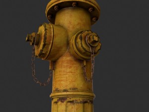 fire hydrant 3d-game asset 3D Model