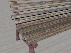 bench 3D 模型