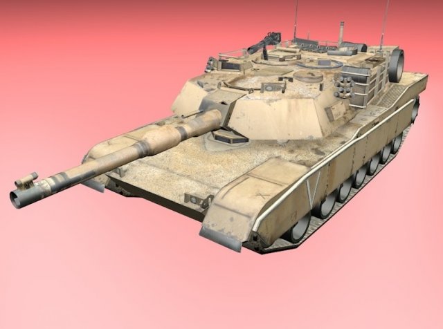 abrams tank 3D 모델 .c4d .max .obj .3ds .fbx .stl .blend 