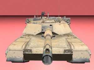 abrams tank 3D 모델