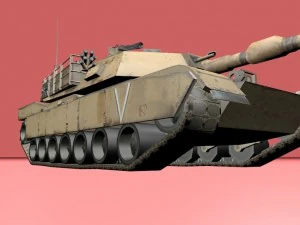 abrams tank 3D Model