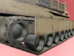 abrams tank 3D 모델