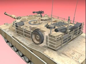 abrams tank 3D Model