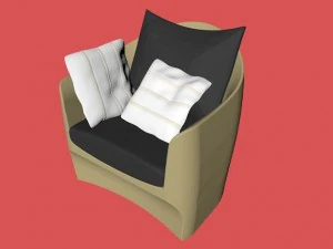 Sessel 3D Modell