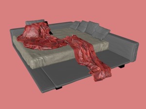 bed Modèle 3D