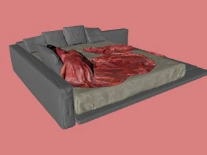 bed 3D Model