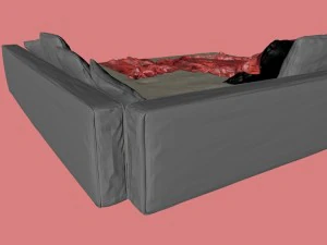 bed 3D Model