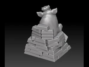 mascot 2019 rich pig 3D Print Model