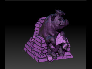 mascot 2019 rich pig 3D 打印模型