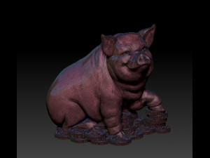 pig brings wealth 2019 3D प्रिंट मॉडल