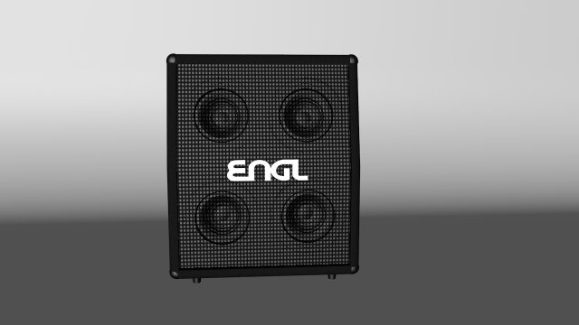 guitar cabinet engl 4x12 3Dモデル .c4d .max .obj .3ds .fbx .stl .blend 