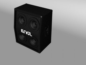 guitar cabinet engl 4x12 3Dモデル