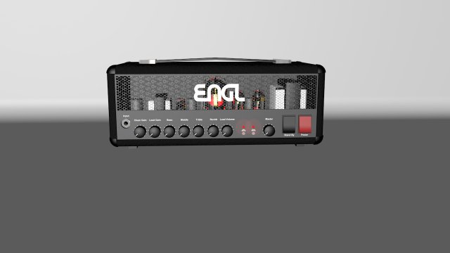 guitar amplifier engl 3D Model .c4d .max .obj .3ds .fbx .stl .blend 