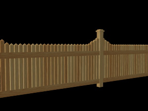 fence 3Dモデル