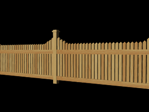 fence 3Dモデル