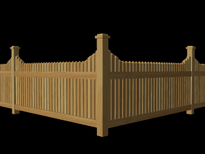 fence 3Dモデル