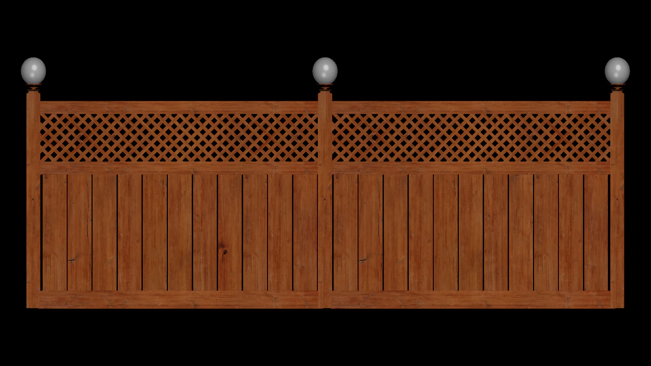 fence 3D Model .c4d .max .obj .3ds .fbx .stl .blend 