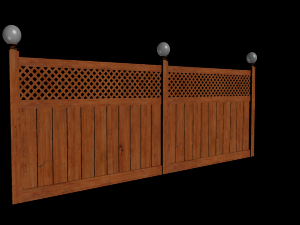 fence 3Dモデル
