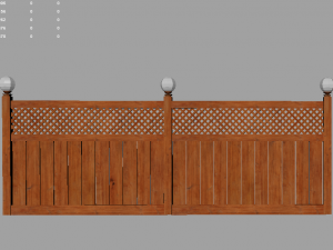 fence 3Dモデル