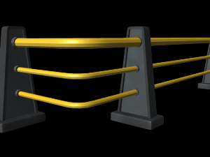 game fence 3D 모델