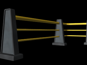game fence 3D 모델