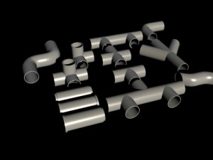 pipes 3D 모델