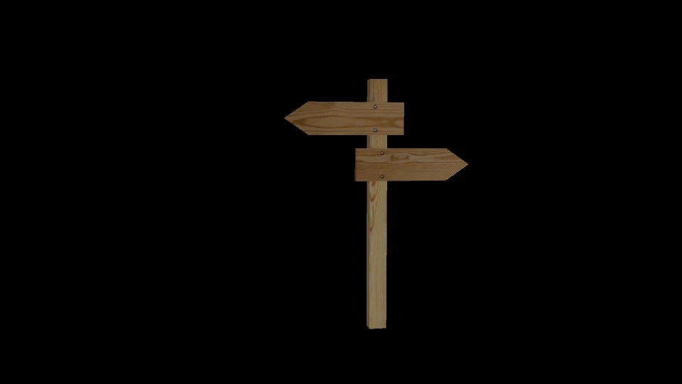 sign board 3D Model .c4d .max .obj .3ds .fbx .stl .blend 