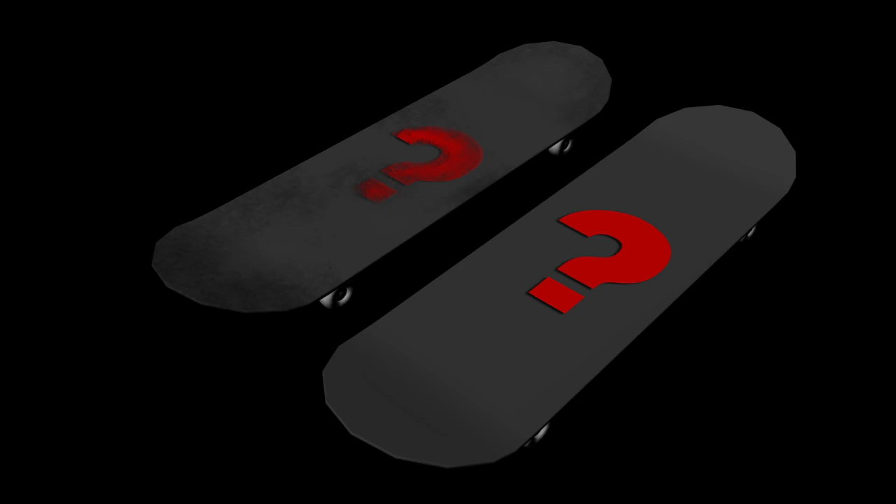 skateboard 3D Model .c4d .max .obj .3ds .fbx .stl .blend