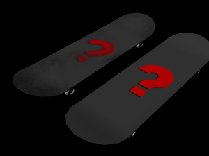 skateboard 3Dモデル