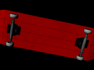 skateboard 3Dモデル