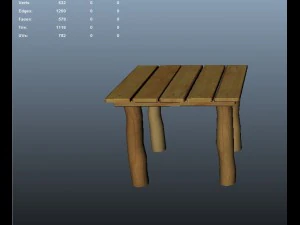 table 3D Model