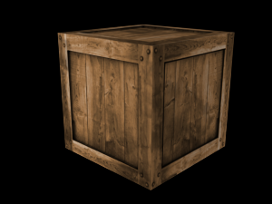 wooden crate 3D Model