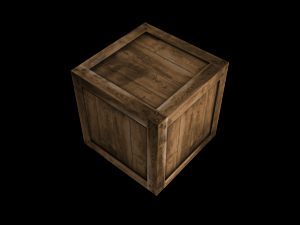wooden crate 3D Model