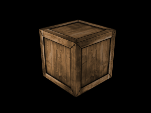 wooden crate 3D Model